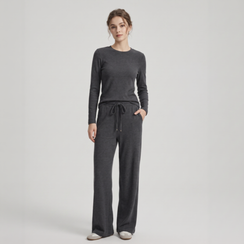 Women Soft Knit Loungewear Set