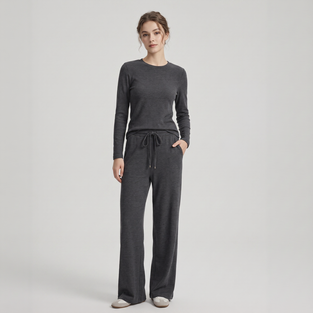Women Soft Knit Loungewear Set